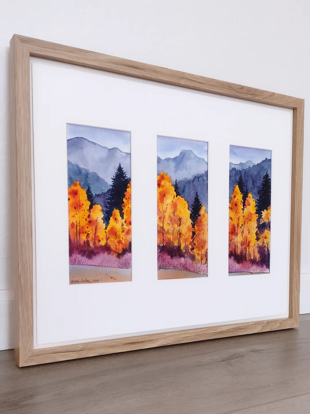 Fall. Triptych