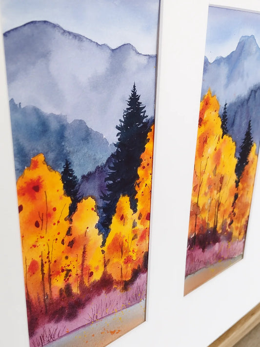 Fall. Triptych
