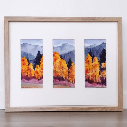 Fall. Triptych